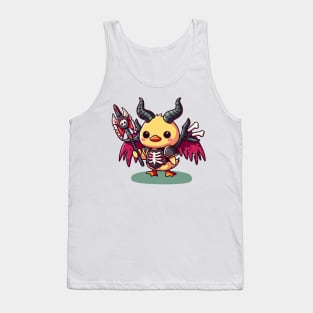 The Spooky Warrior Duck Tank Top